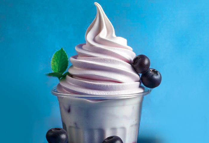 블루베리 요거트 아이스크림